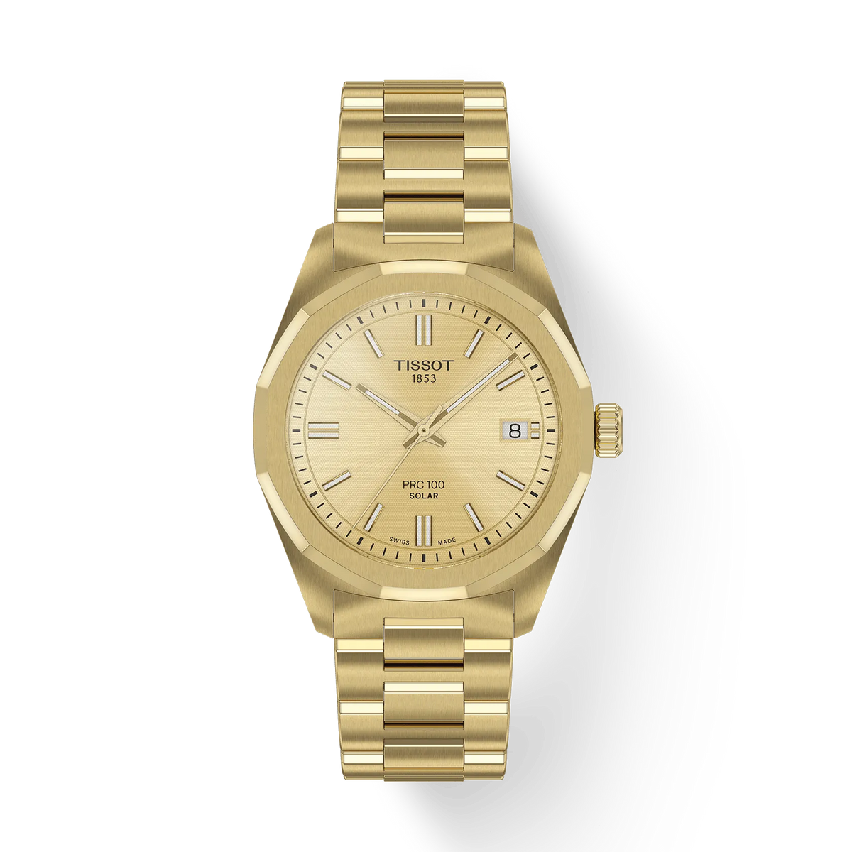 PRC Solar 100 34mm | 34mm, Two-Tone Steel & PVD Yellow Gold, Gold Dial - image 1