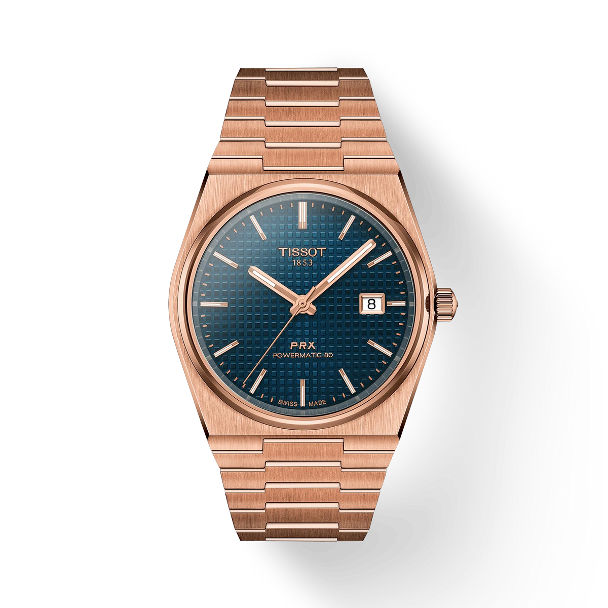 PRX Powermatic 80 40mm | 40mm, Two-Tone Steel & PVD Rose Gold, Blue Dial - image 1