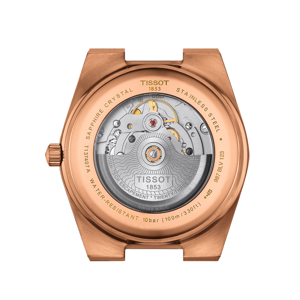 PRX Powermatic 80 40mm | 40mm, Two-Tone Steel & PVD Rose Gold, Blue Dial - image 3