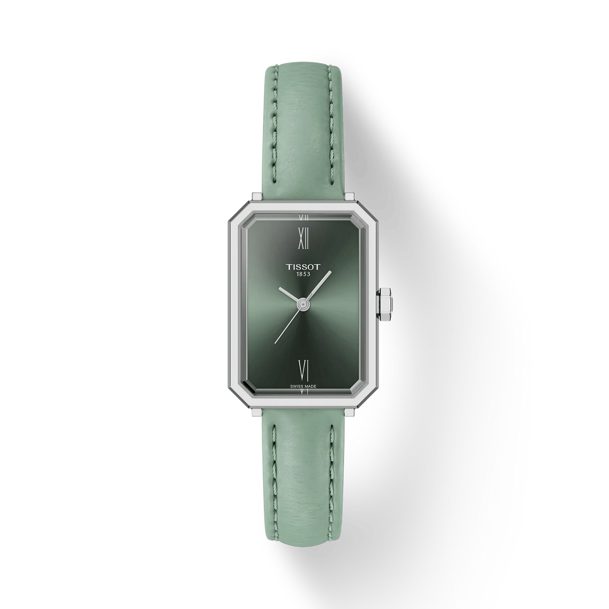 SRV 30mm | 22mm, Steel, Leather, Green Dial - image 1