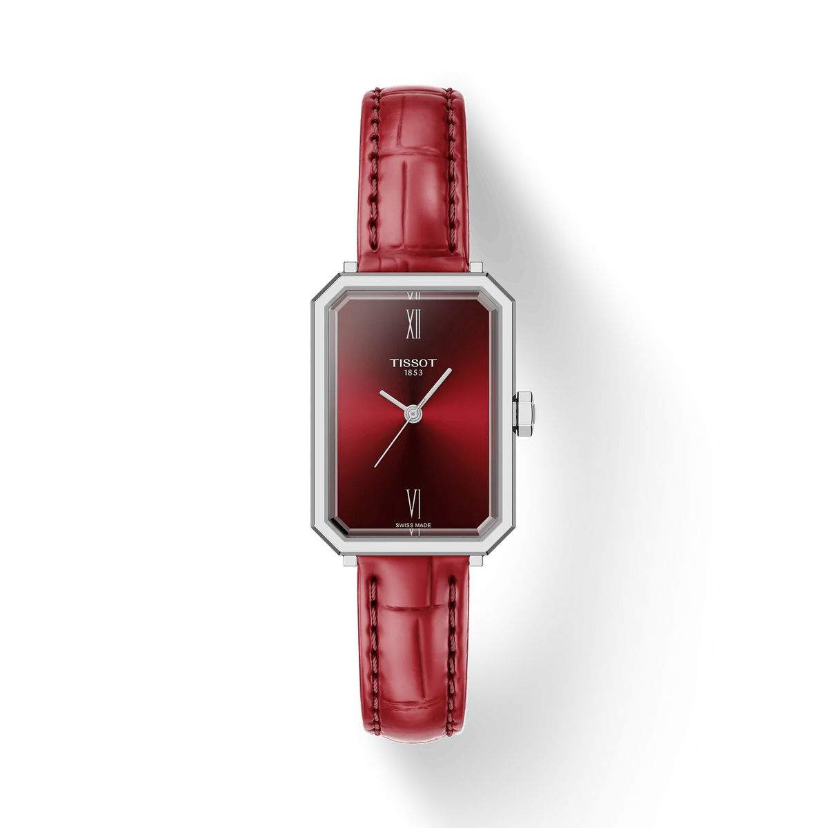 SRV 30mm | 22mm, Steel, Leather, Red Dial - image 1