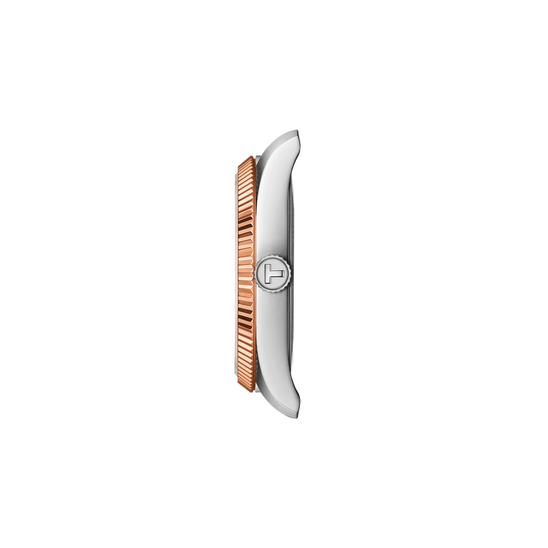 Ballade 34 | 34mm, Steel & PVD Rose Gold, Silver Dial - image 2