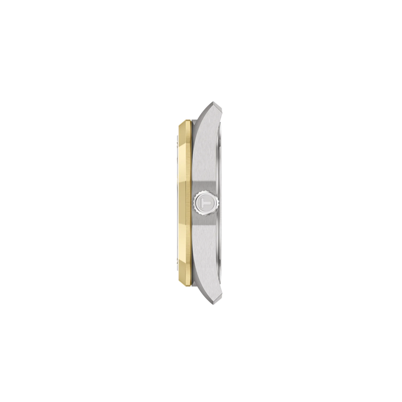 PRC100 Solar 34 | 34mm, Steel & PVD Yellow Gold, Silver Dial - image 2