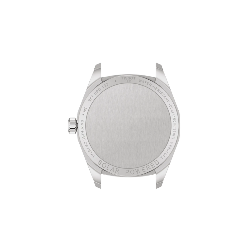 PRC100 Solar 34 | 34mm, Steel & PVD Yellow Gold, Silver Dial - image 3