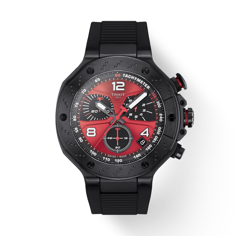 T-Race MotoGP 2026 | 45mm, Rubber, Red Dial - image 1