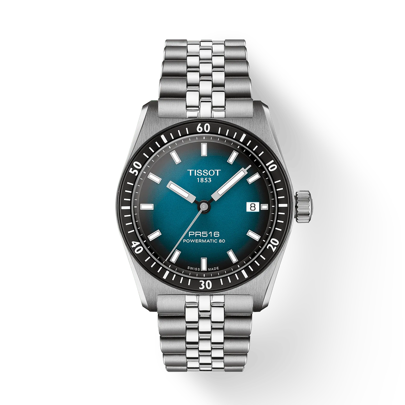PR516 38 | 38mm, Steel, Blue Dial - image 1