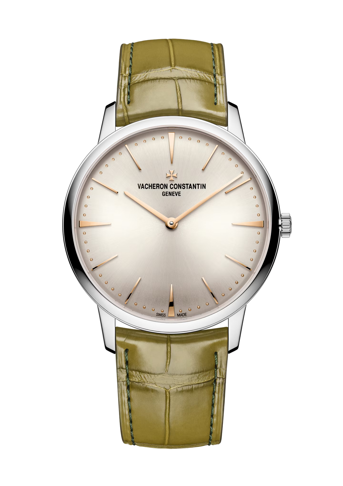 Patrimony Manual-Winding | 39mm, 18K White Gold, Leather, Silver Dial - image 1