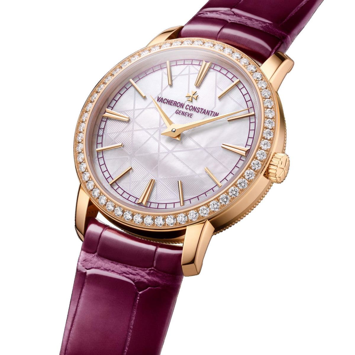 Traditionnelle Manual-winding | 33mm, 18K Rose Gold, Leather, Mother of Pearl Dial - image 2