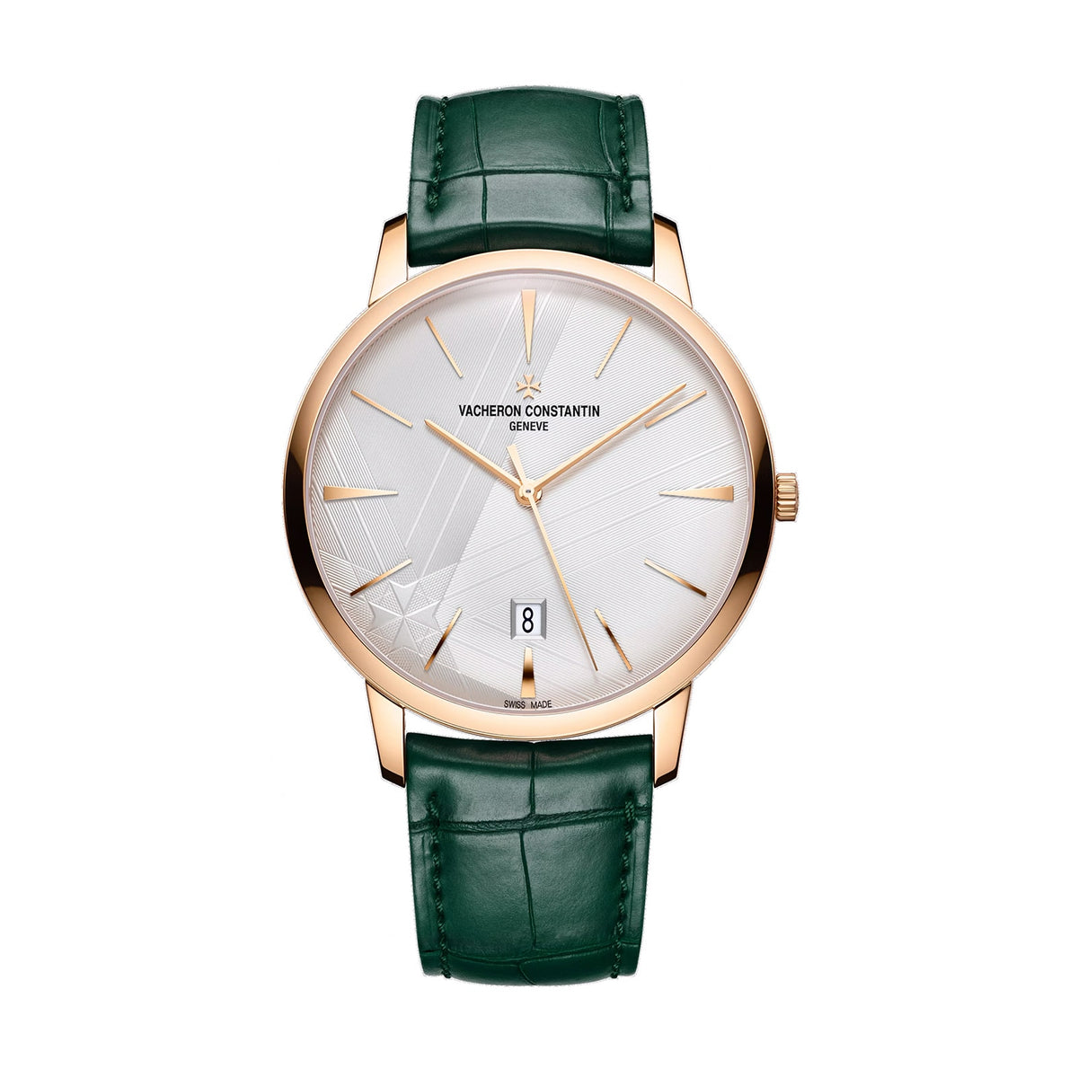 Patrimony Self-Winding | 40mm, 18K Rose Gold, Leather, Silver Dial - image 1