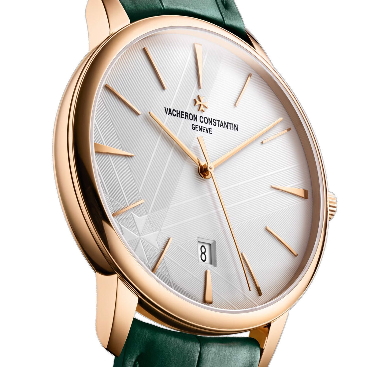 Patrimony Self-Winding | 40mm, 18K Rose Gold, Leather, Silver Dial - image 3
