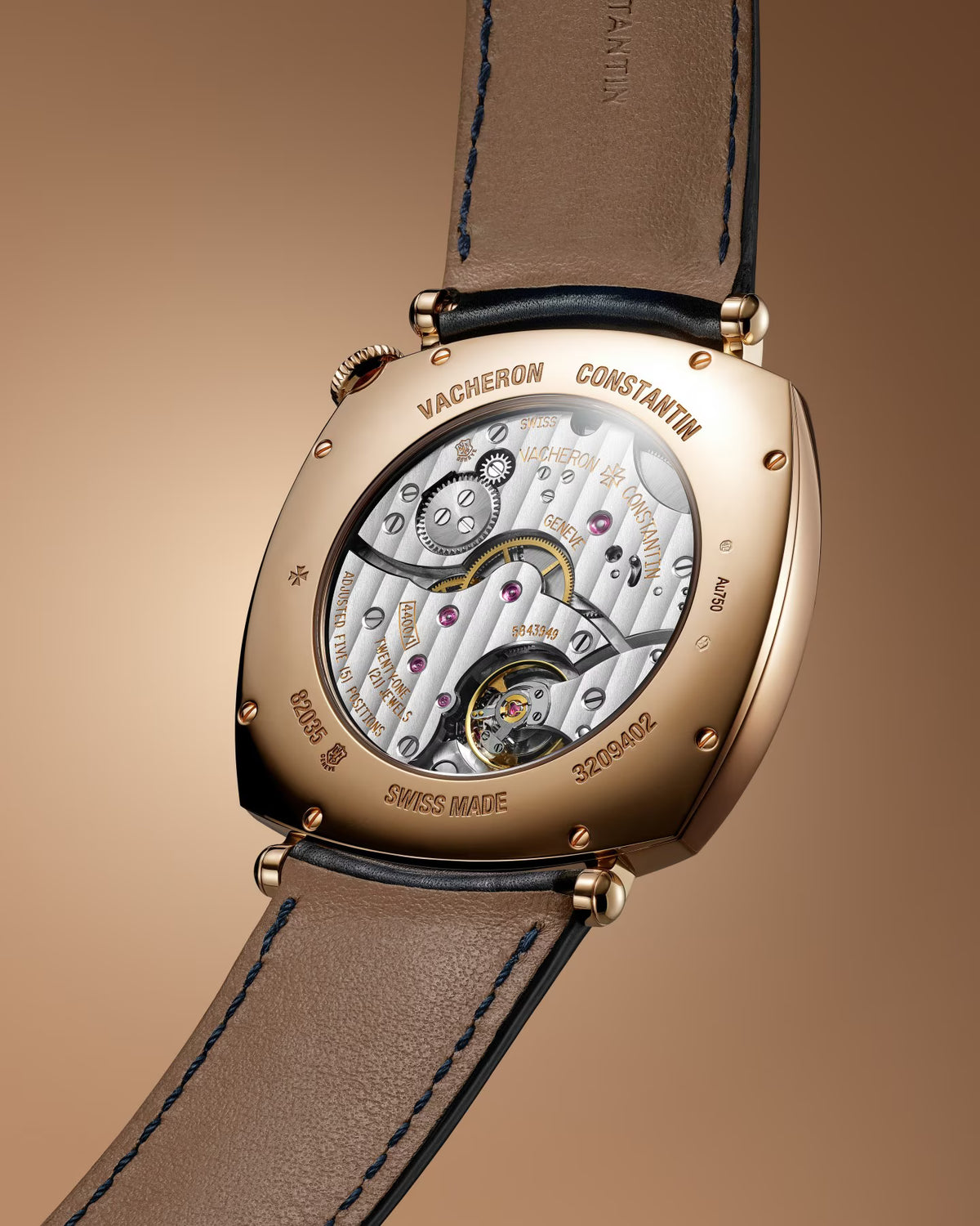 Historiques American 1921 | 40mm, 18K Rose Gold, Leather, White Dial - image 3