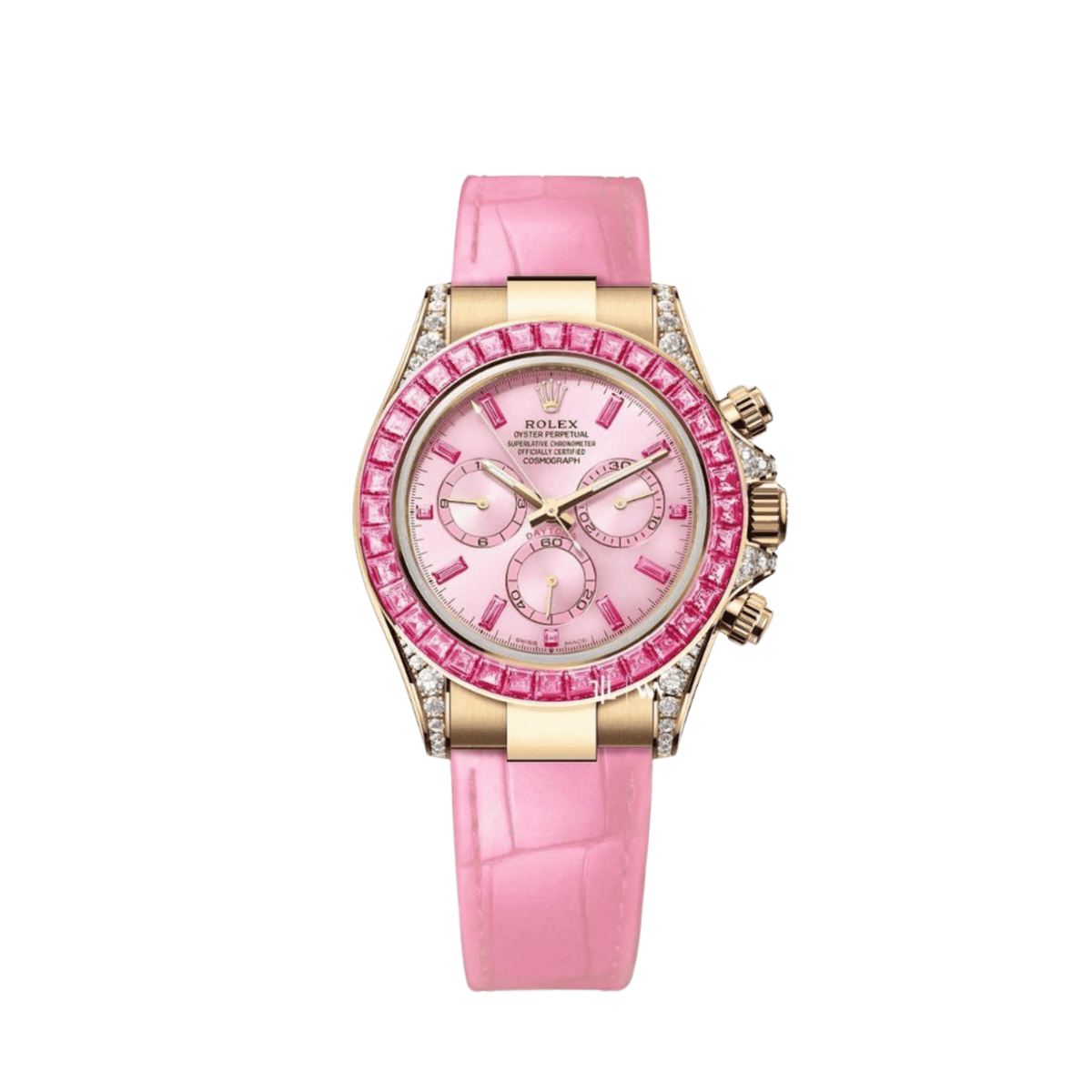 Rolex Daytona 126538TRO 'Barbie' Yellow Gold Pink Baguette Sapphire Dial and Bezel (2026)