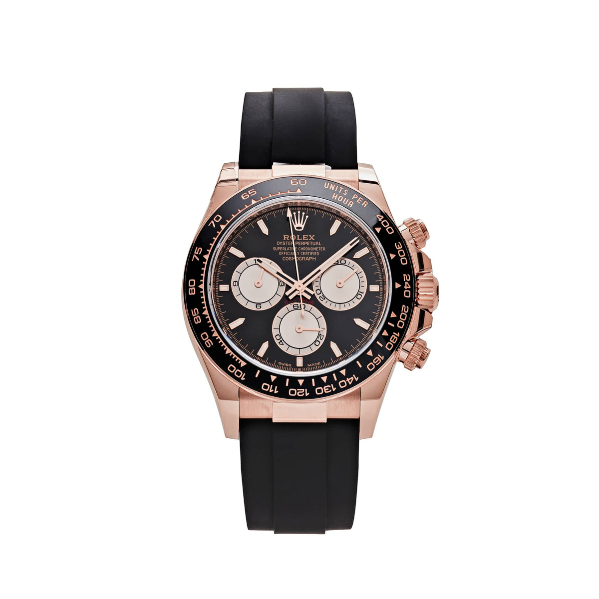 Rolex Daytona 126515LN Rose Gold Bright Black and Sundust Dial (2025)