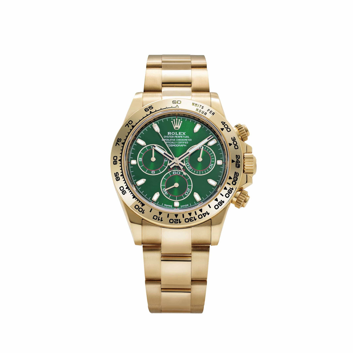 Rolex Daytona 116508 'John Mayer' Yellow Gold Green Dial (2022)