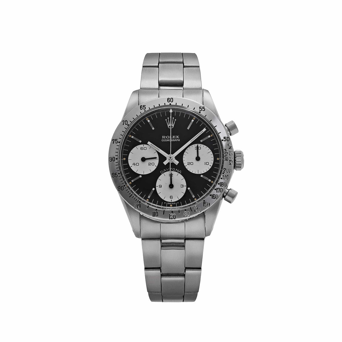 Rolex Daytona 6262 'Blue' Stainless Steel Black 'Reverse Panda' Dial (1970)