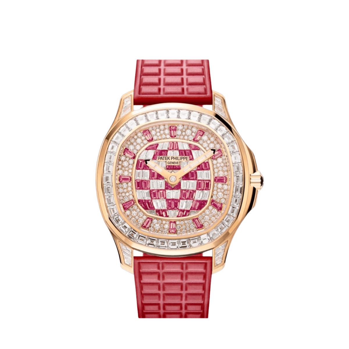 Patek Philippe Aquanaut Luce 5062/450R-010 'Haute Joaillerie' Rose Gold Diamond Ruby Dial