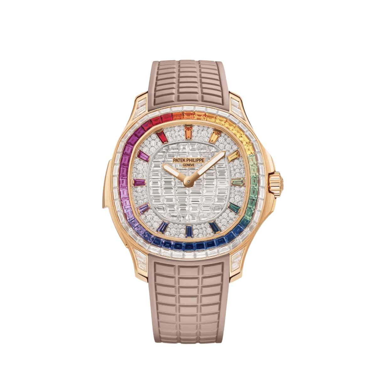 Patek Philippe Aquanaut 5260/355R 'Haute Joaillerie' Minute Repeater Rainbow Gemstones and Diamonds