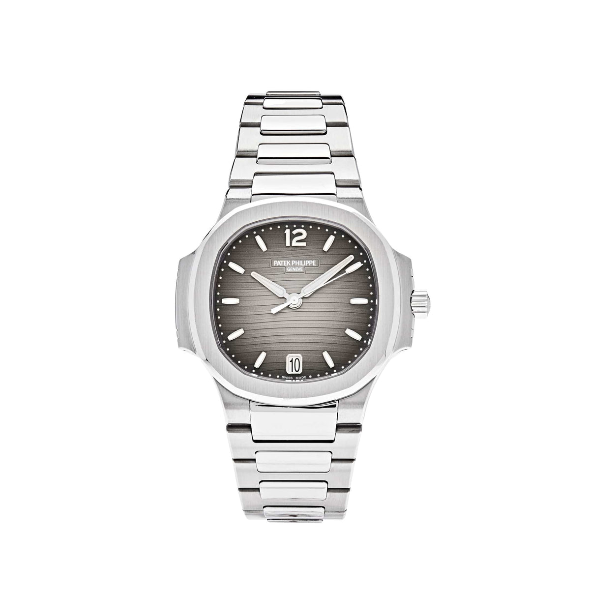 Patek Philippe Nautilus 7118/1A-011 'Ladies' Stainless Steel Smoke Grey Dial (2025)