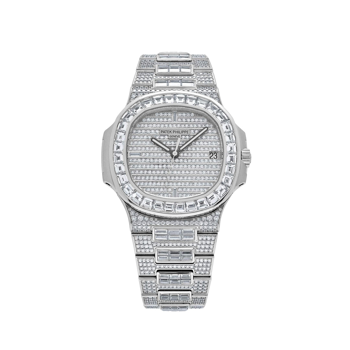Patek Philippe Nautilus 5719/10G-010 White Gold Diamond Set
