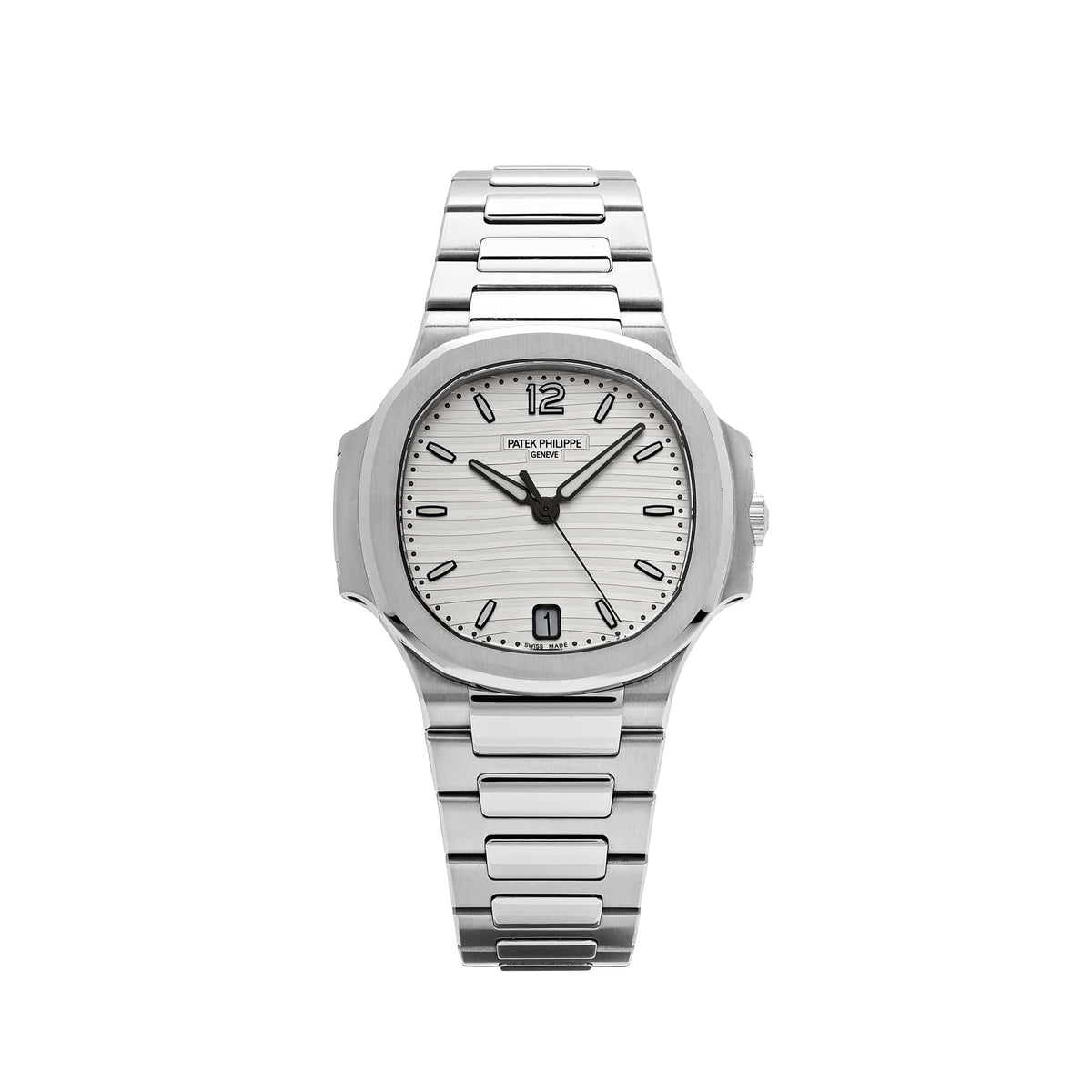 Patek Philippe Nautilus 7118/1A-010 Stainless Steel Silvery Opaline Dial