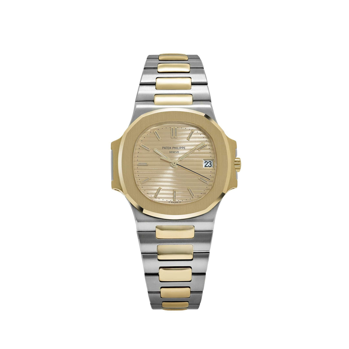 Patek Philippe Nautilus 3800/1AJ Stainless Steel Yellow Gold Champagne Dial (1994)