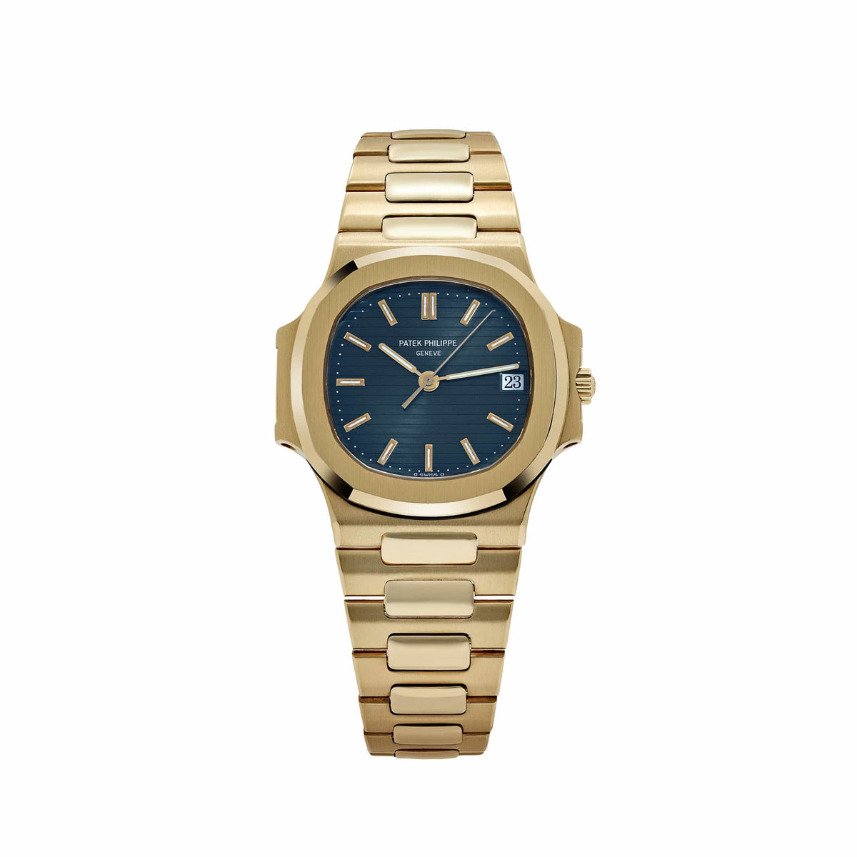 Patek Philippe Nautilus 3800/1 Yellow Gold Blue Dial