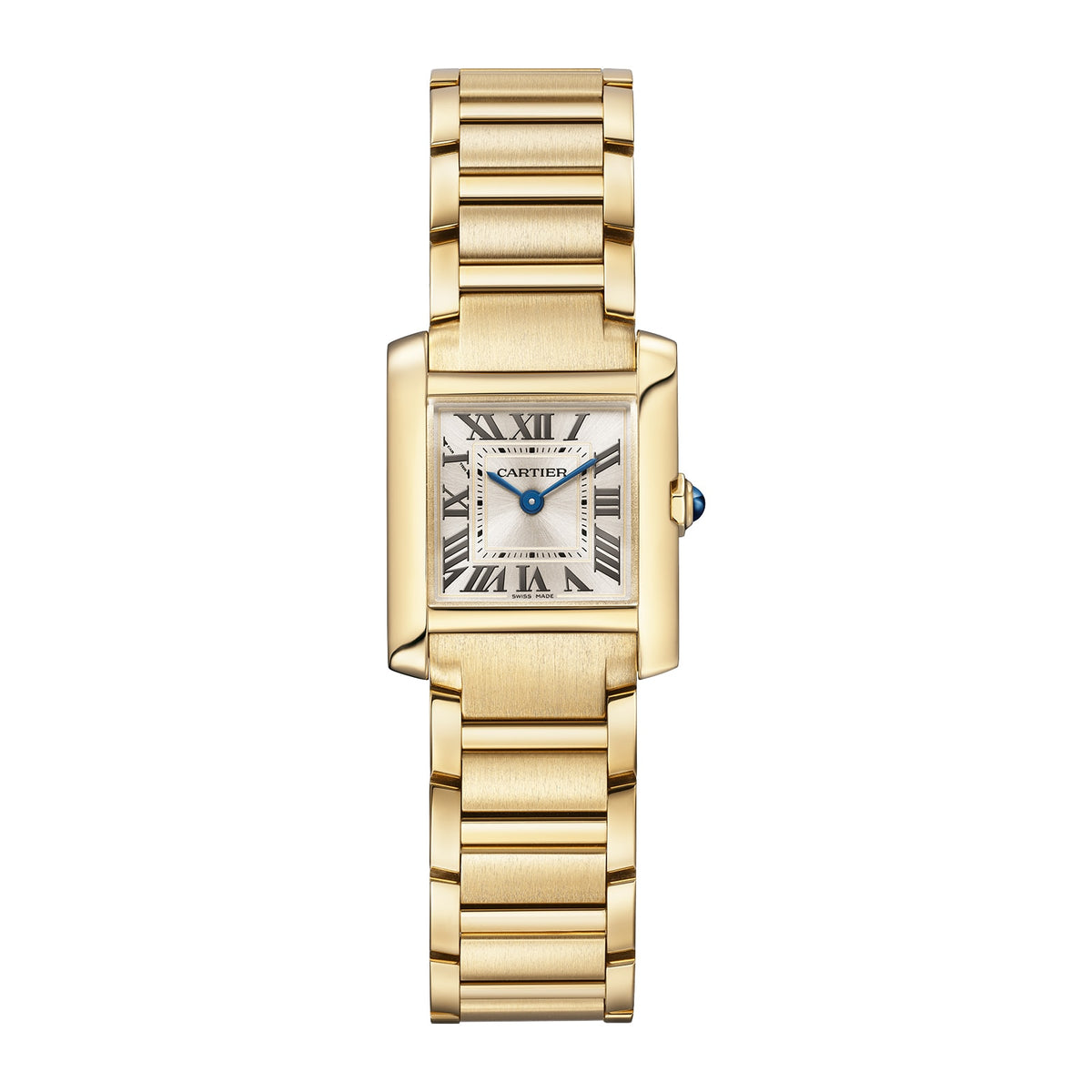 Tank Française Small Model | 21mm, 18K Yellow Gold, Sundust Dial - image 1
