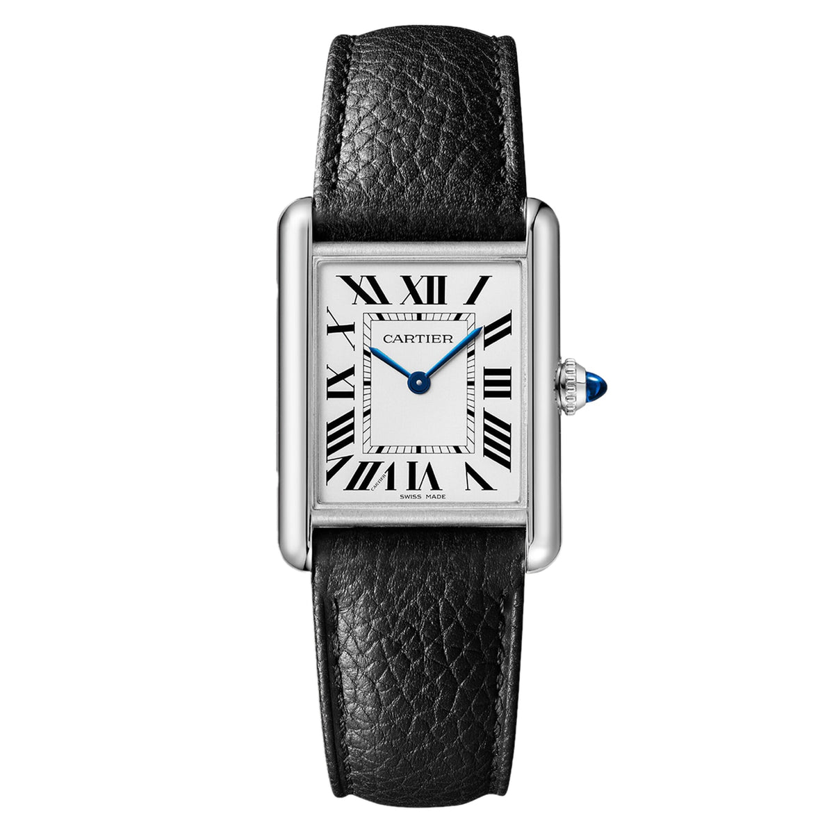 Tank Must Solarbeat™ Large Model | 25.5mm, Steel, Leather, White Dial - image 1