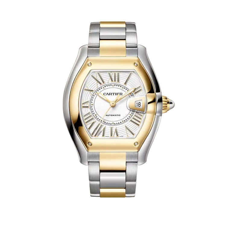 Roadster Large Model | 39mm, Two-Tone Stainless Steel & 18K Yellow Gold, White Dial - image 1