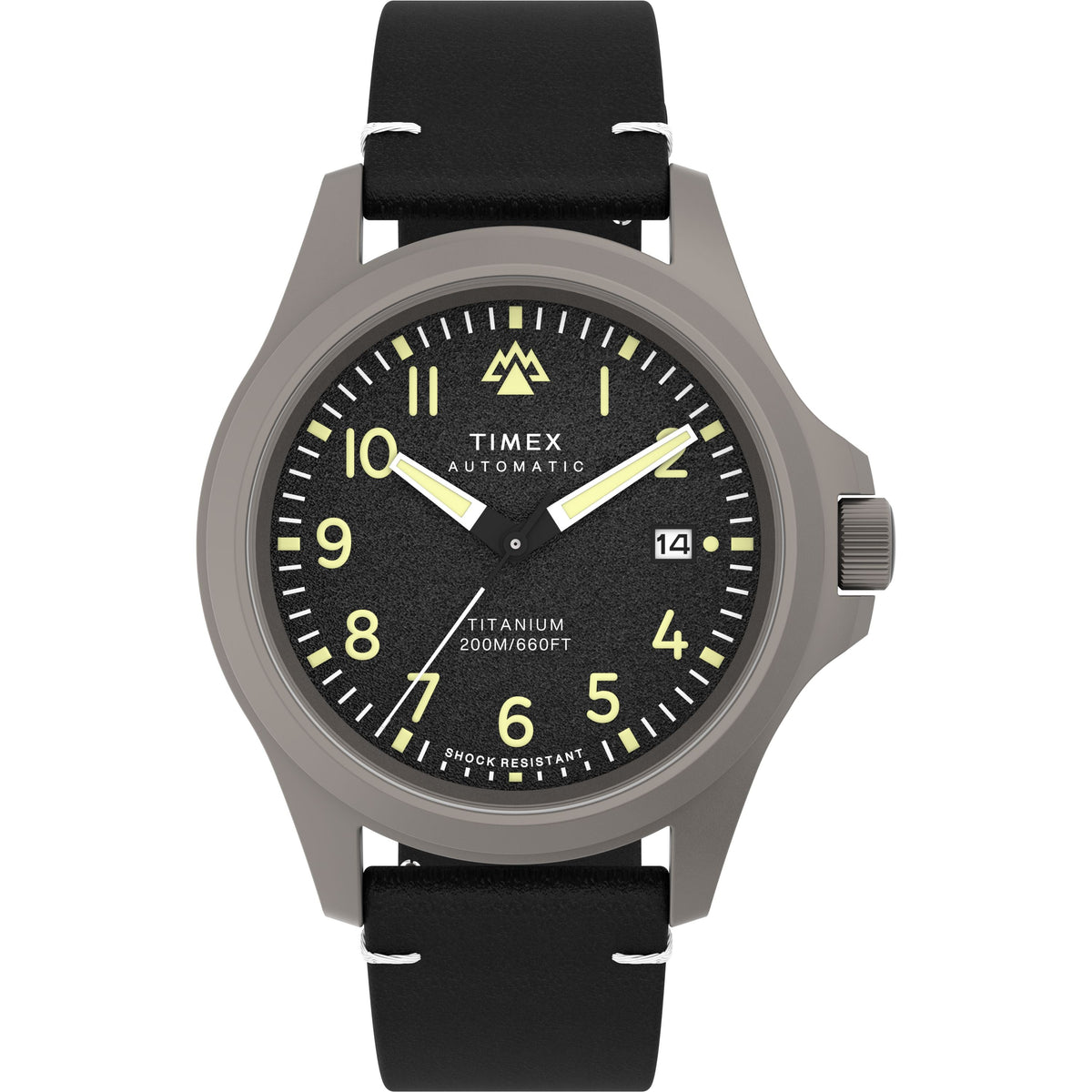 Expedition Titanium Automatic | 41mm, Titanium, Leather, Blue Dial - image 1