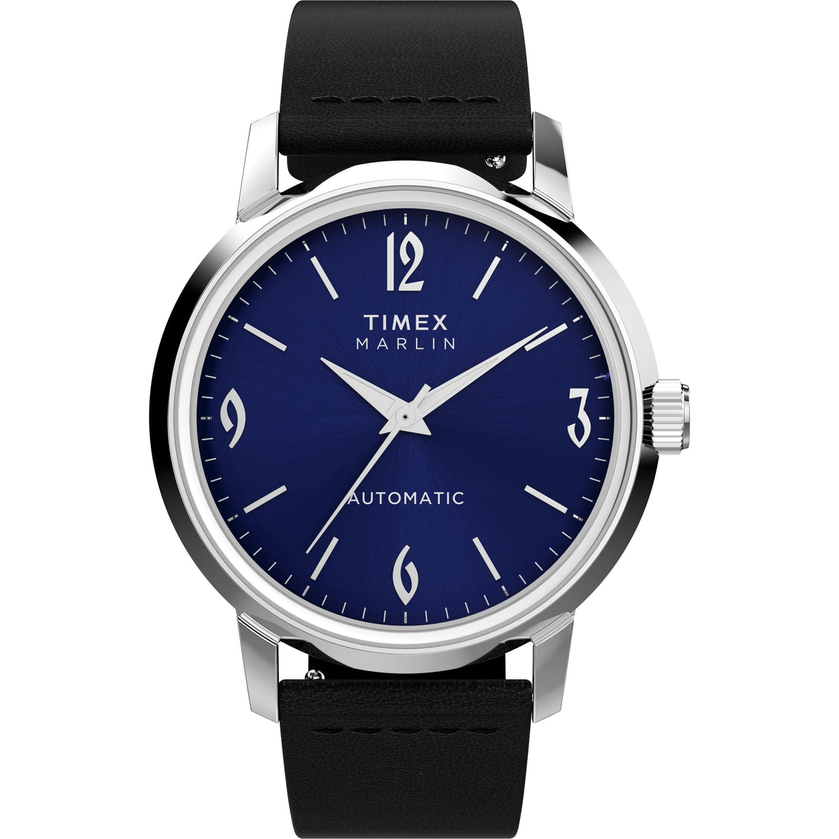 Marlin® Automatic | 40mm, Steel, Leather, Blue Dial - image 1