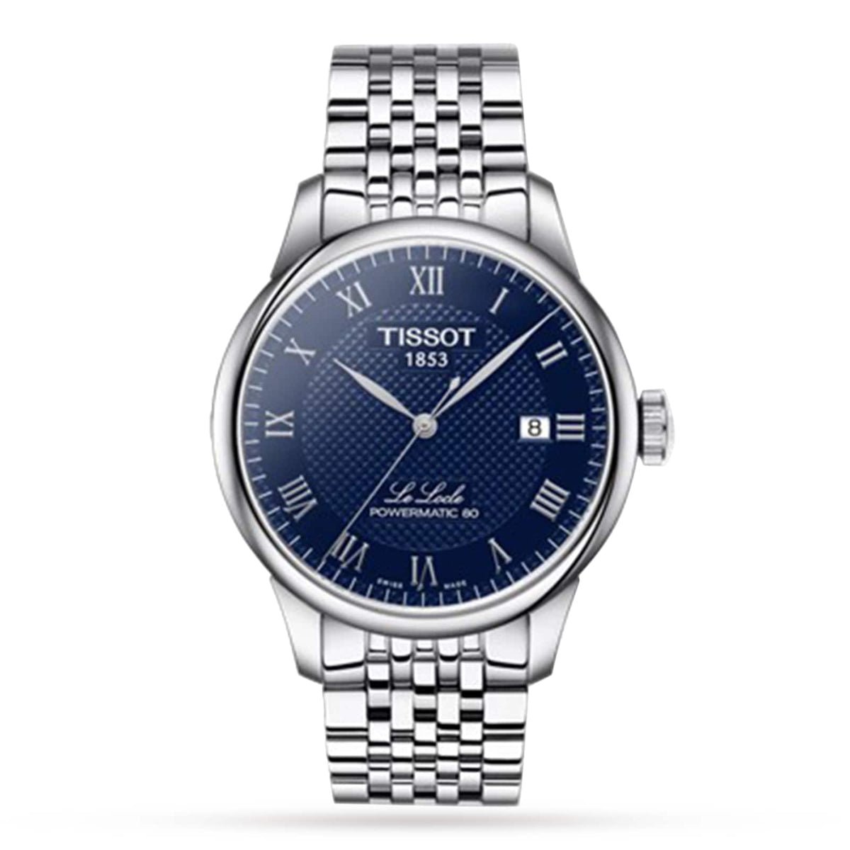 Le Locle Powermatic 80 | 39.5mm, Steel, Blue Dial - image 1