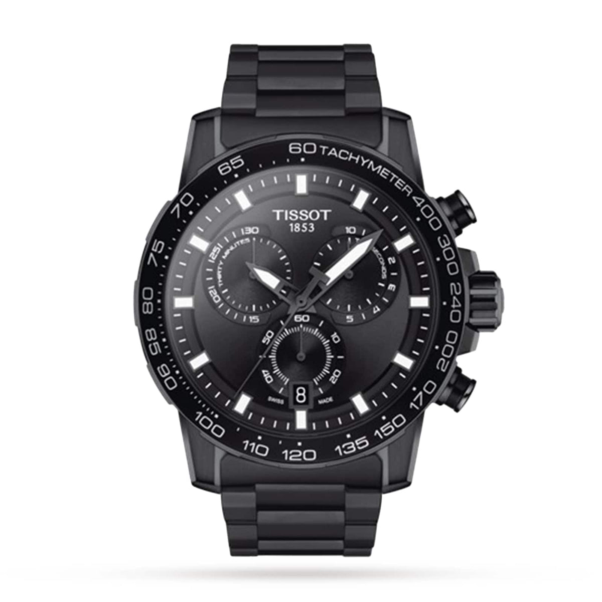 Supersport Chrono | 45.5mm, Two-Tone Steel & PVD Black, Black Dial - image 1