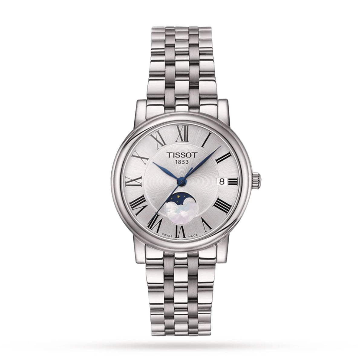Carson Premium Moonphase | 32mm, Steel, Silver Dial - image 1
