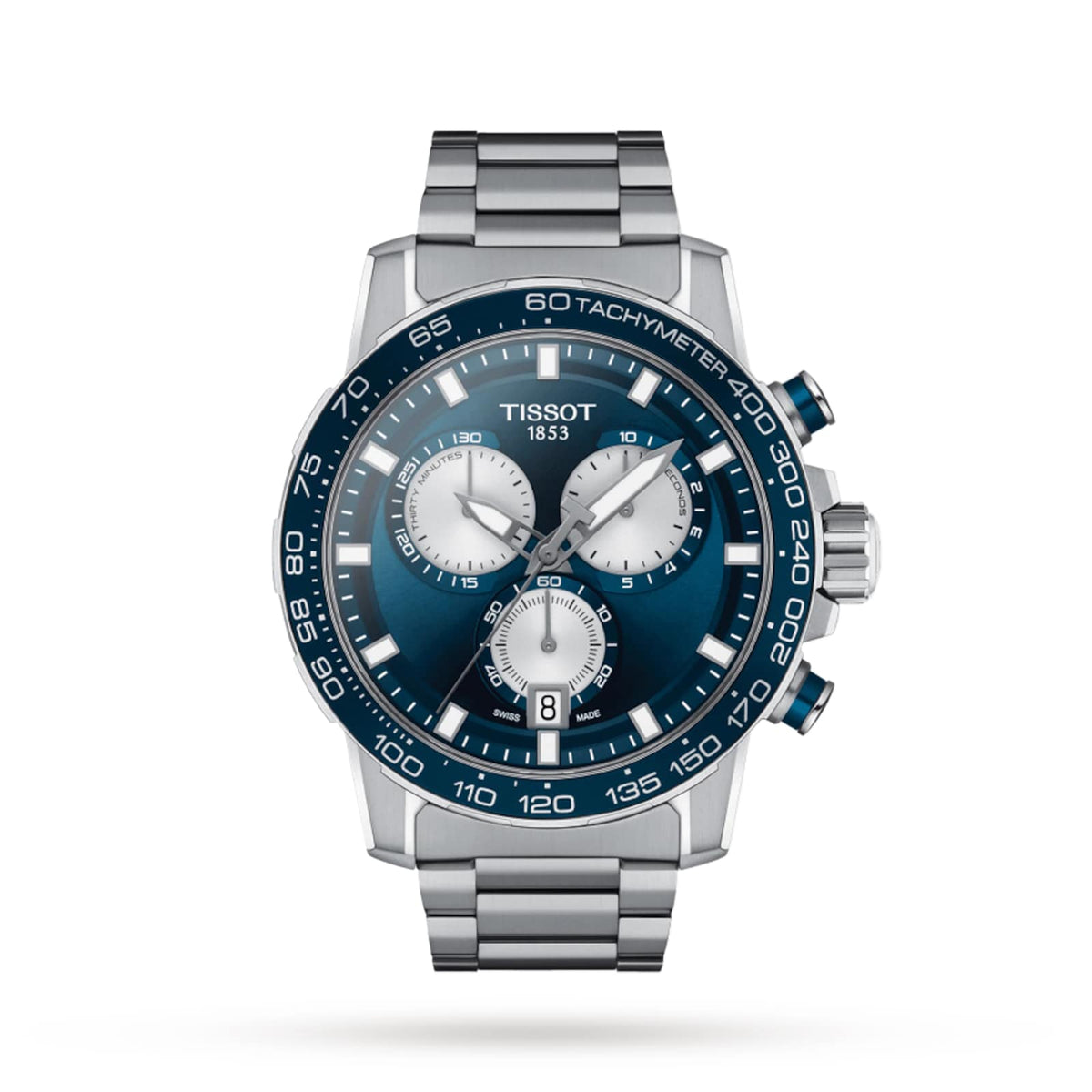 Supersport Chrono | 45.5mm, Steel, Blue Dial - image 1