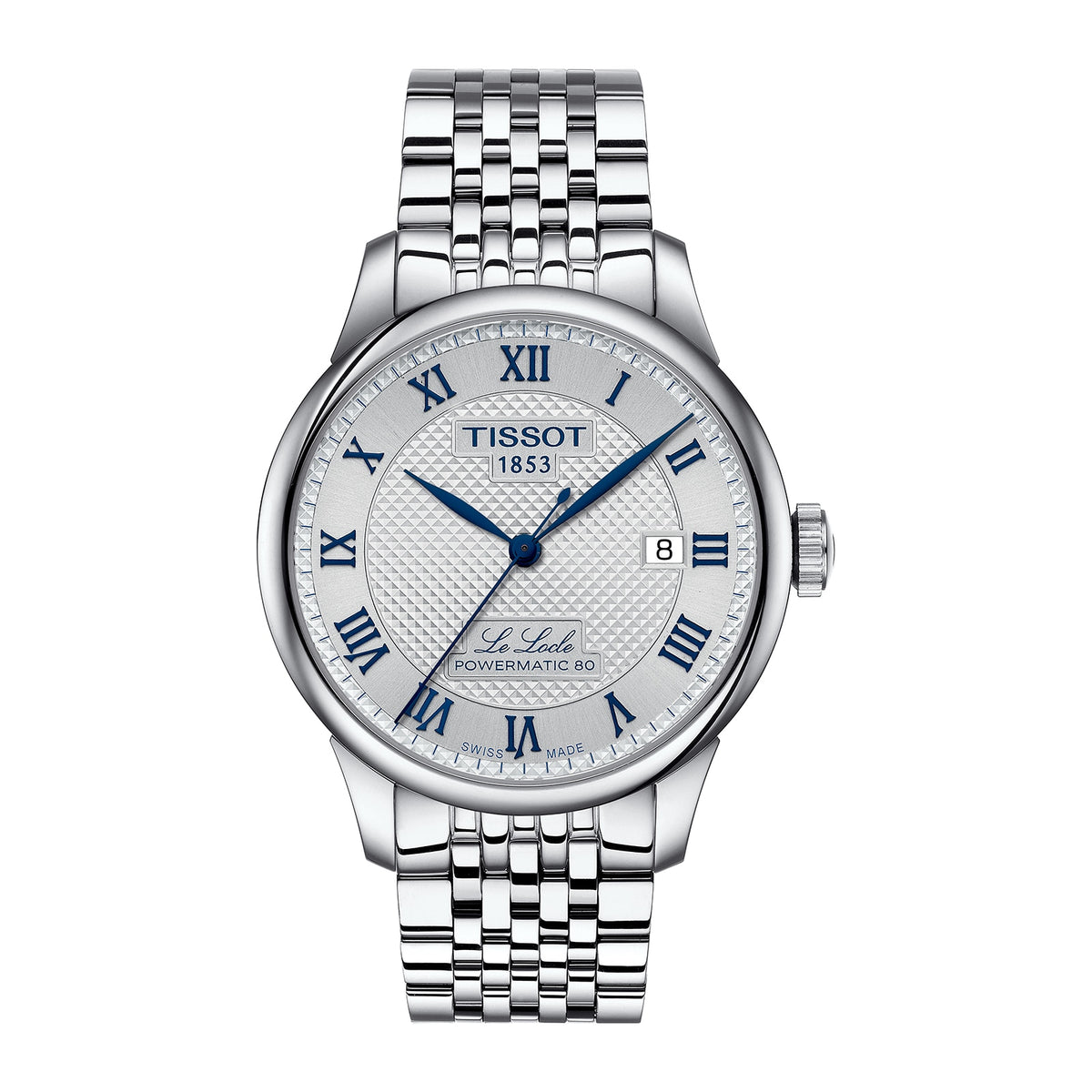 Le Locle Powermatic 80 20th Anniversary | 39mm, Steel, Silver Dial - image 1