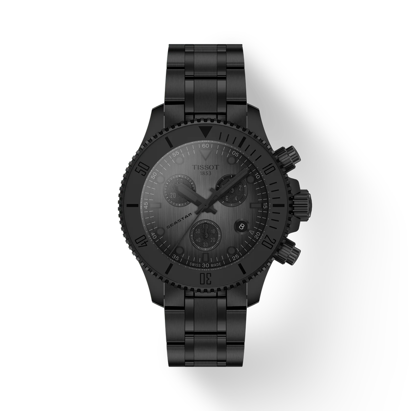 SeaStar 1000 38 | 38mm, Steel & PVD Black, Black Dial - image 1