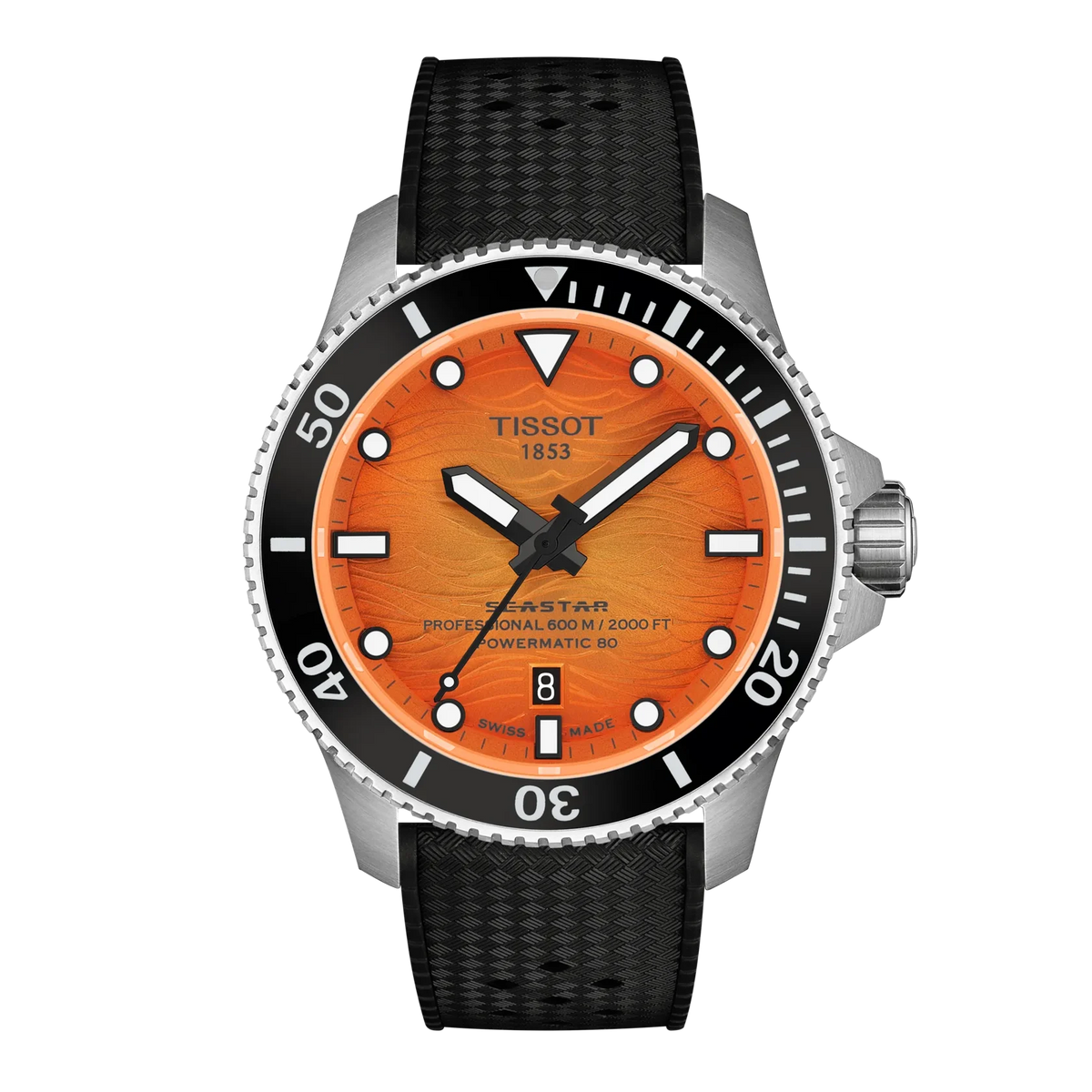 SeaStar 2000 | 44mm, Stainless Steel, Orange Dial - image 1