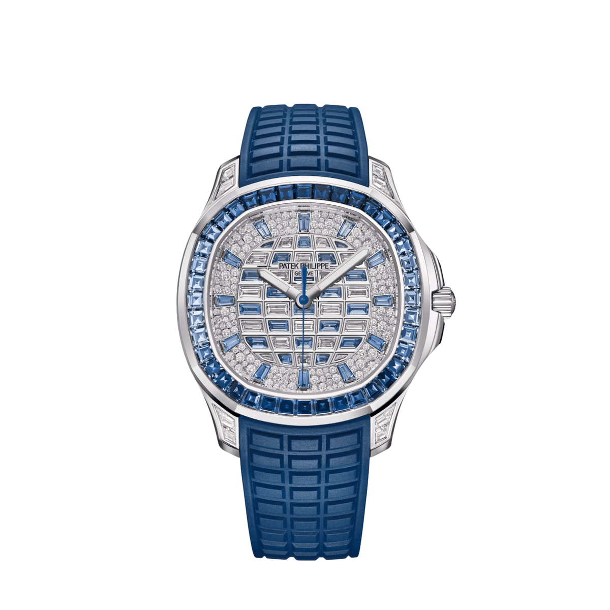 Patek Philippe Aquanaut Luce 5268/461G-001 'Haute Joaillerie' White Gold Diamond Sapphire Dial