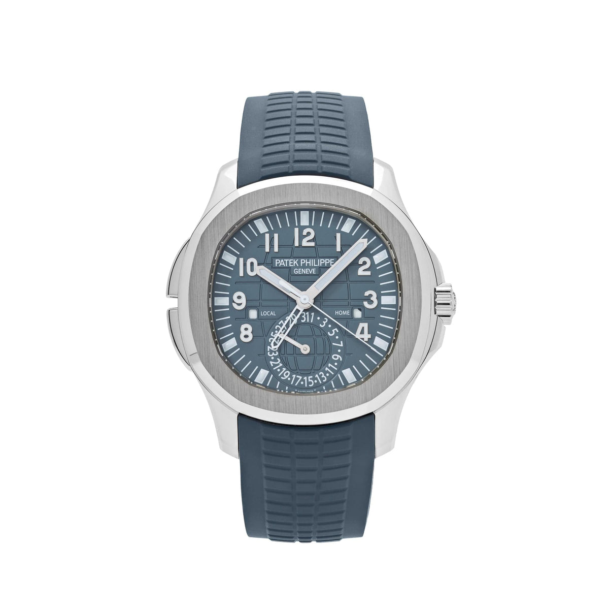 Patek Philippe Aquanaut 5164G-001 'Travel Time' White Gold Blue-Gray Dial (2026)