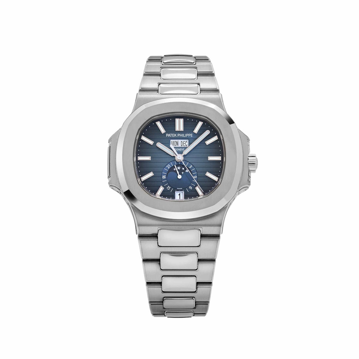 Patek Philippe Nautilus 5726/1A-014 Annual Calendar Stainless Steel Blue Dial