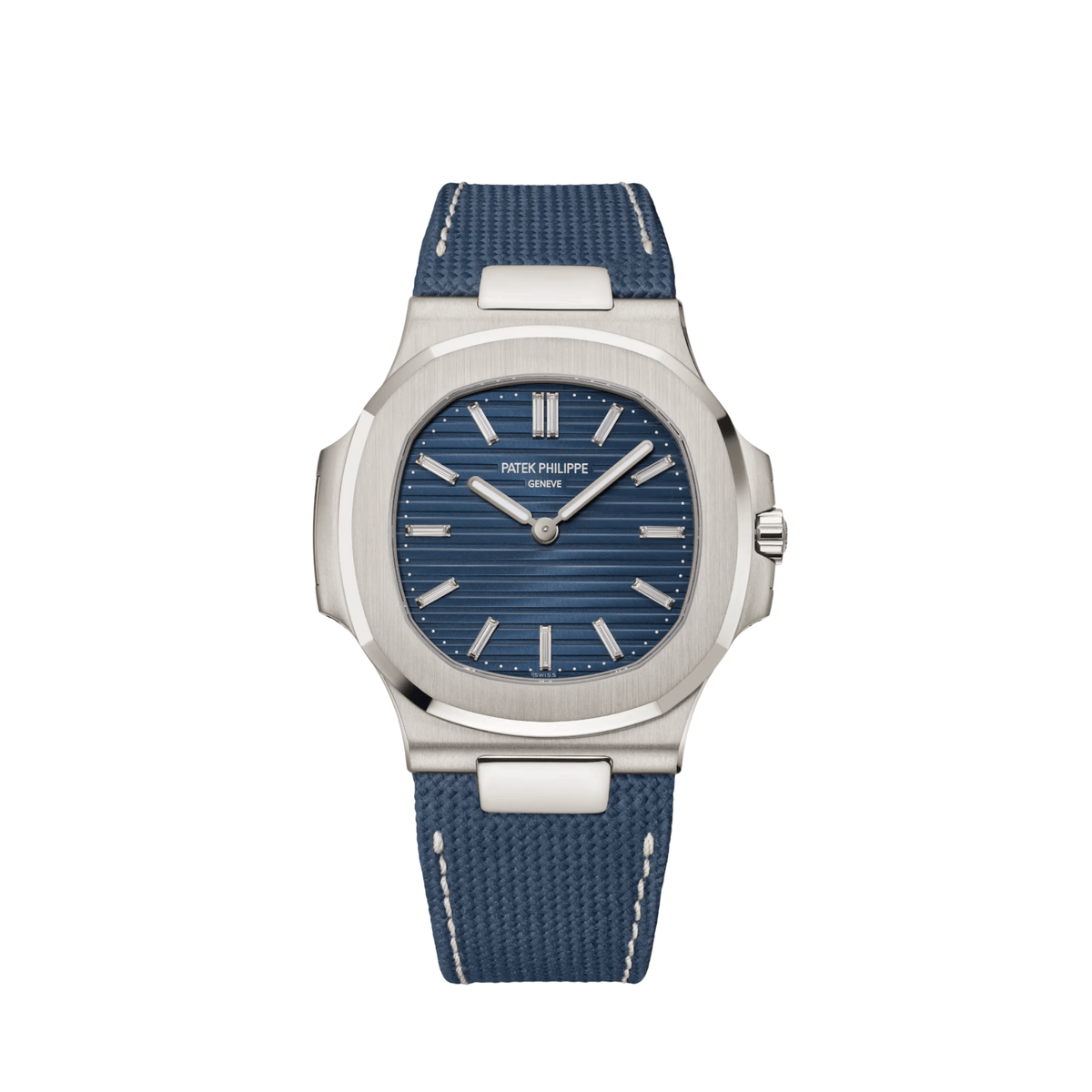 Patek Philippe Nautilus 5810G-001 '50th Anniversary' White Gold Blue Diamond Dial (2026)