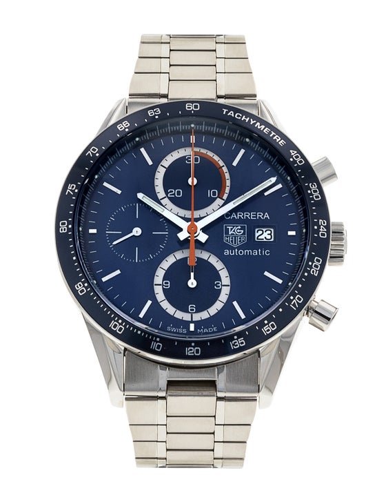TAG Heuer sport chronograph in a higher-interest band